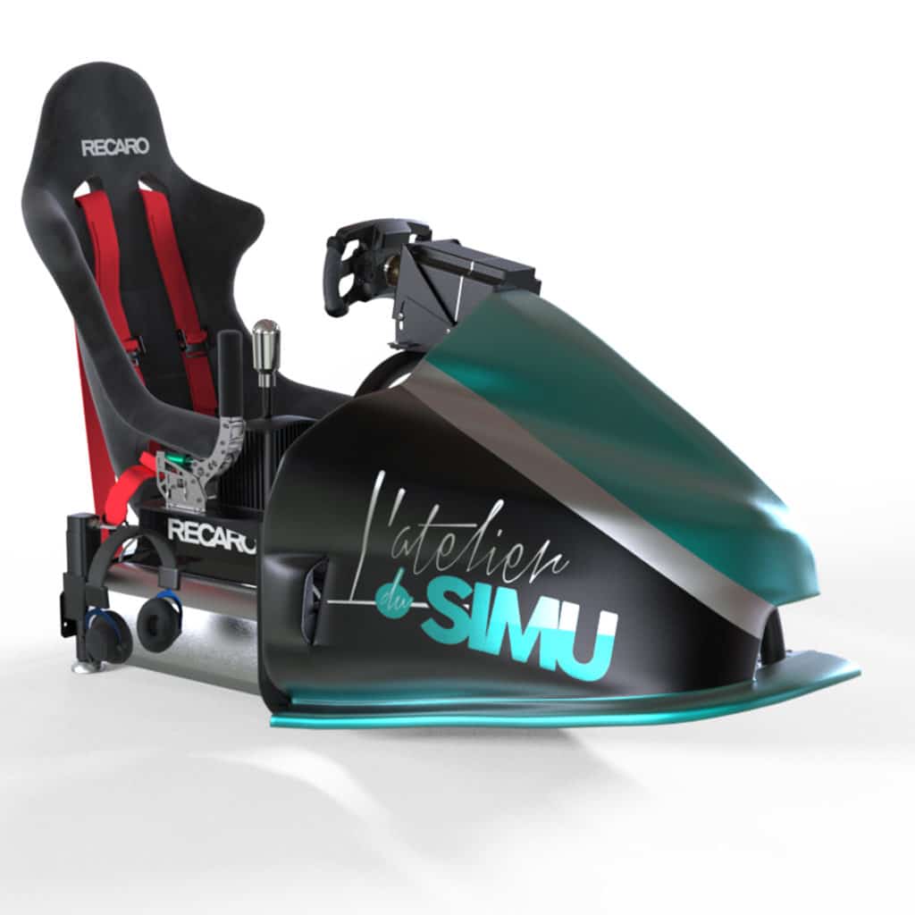 L'Atelier du Simu, an Official OEM Partner of Simucube, using Simucube Direct Drive wheelbase in their simulation rigs for simracers.